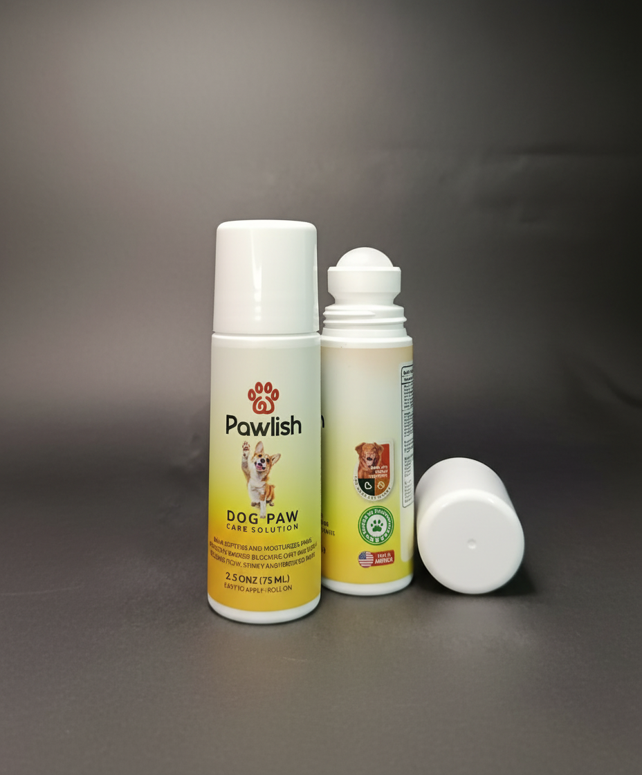 PAWLISH Paw Balm Roll-On  Natural Protection for Healthy, Happy Paws