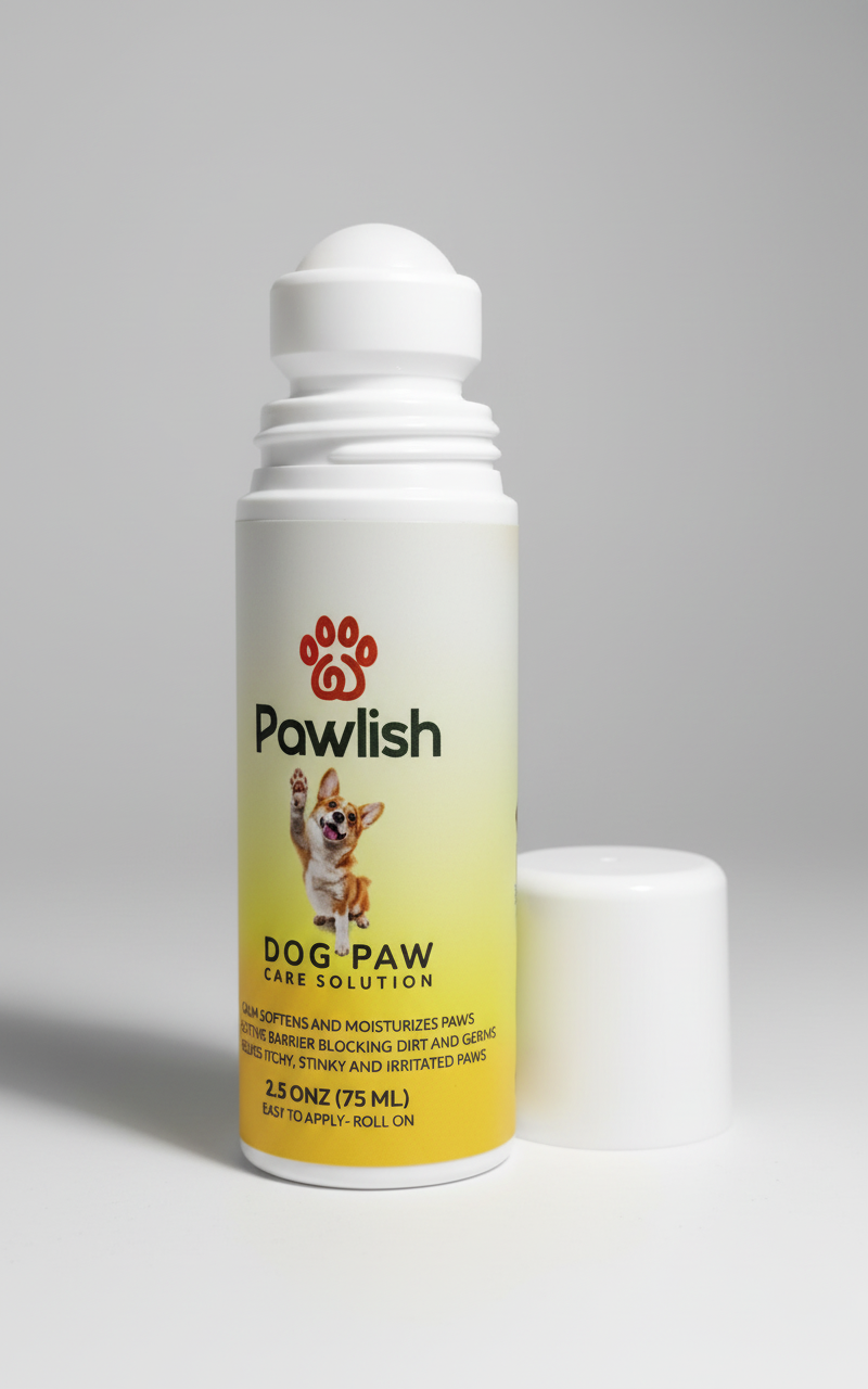 PAWLISH Paw Balm Roll-On  Natural Protection for Healthy, Happy Paws