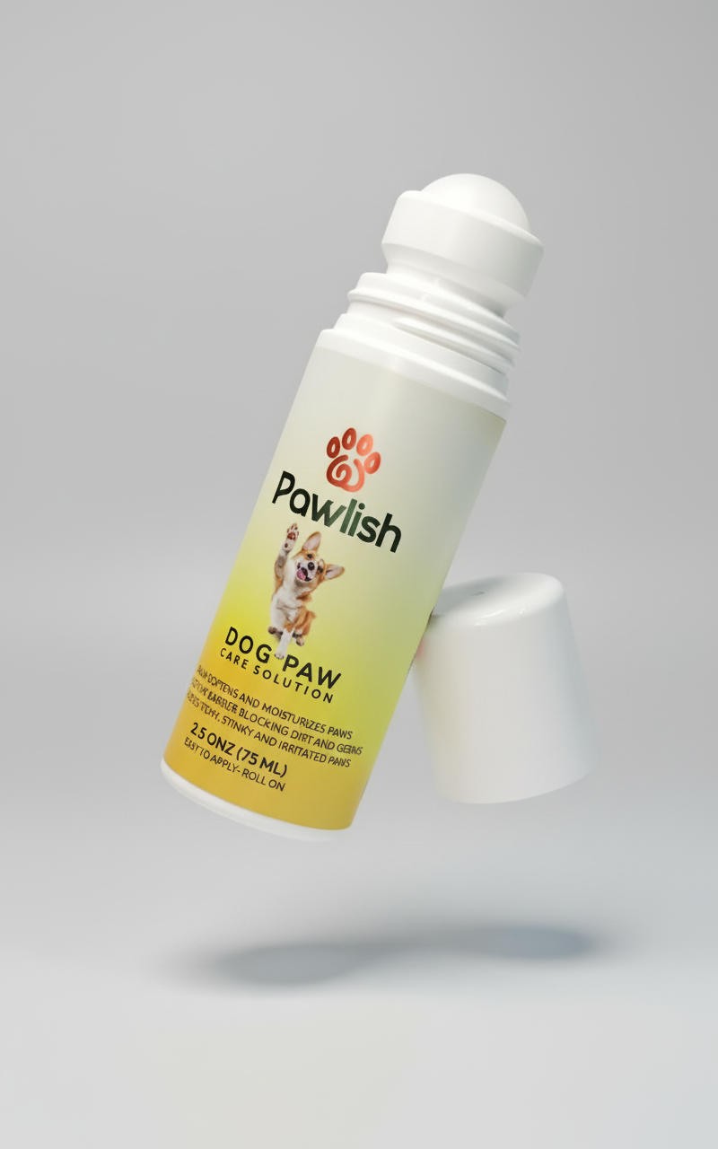 PAWLISH Paw Balm Roll-On  Natural Protection for Healthy, Happy Paws
